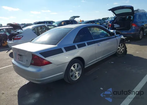 2003 Honda Civic Ex from USA, damaged, VIN 1HGEM22943L018782